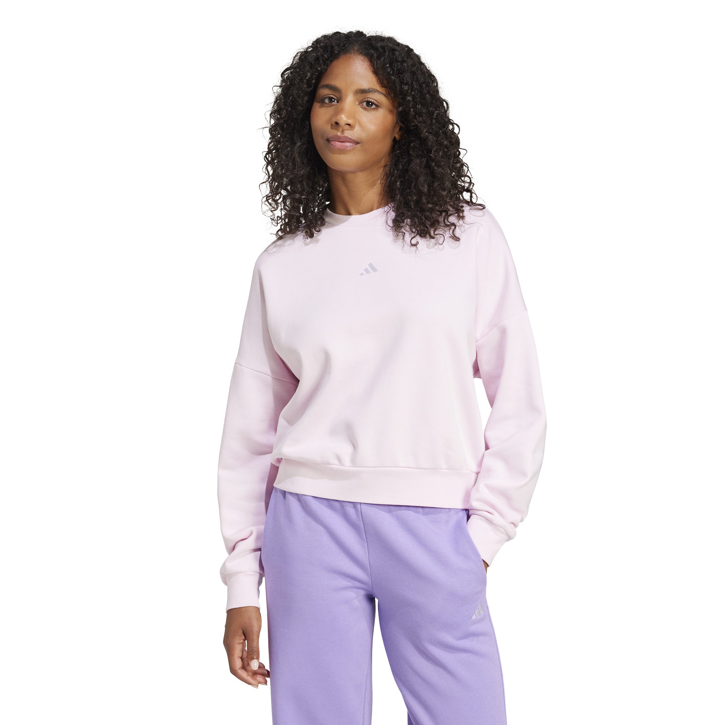 adidas Essentials Small Logo Feel Cozy Womens Sweatshirt
