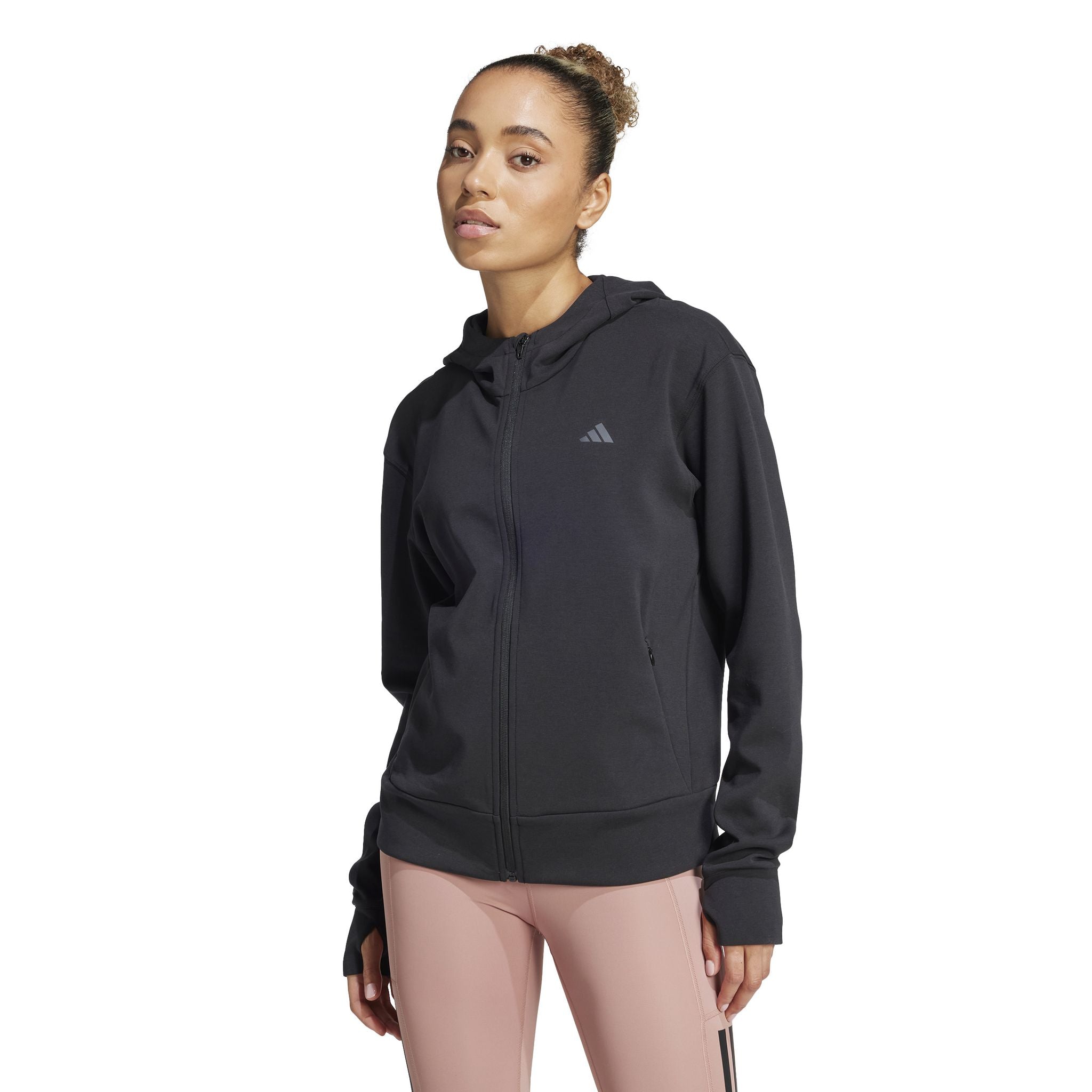 adidas Designed For Training Full-Zip Womens Hoodie