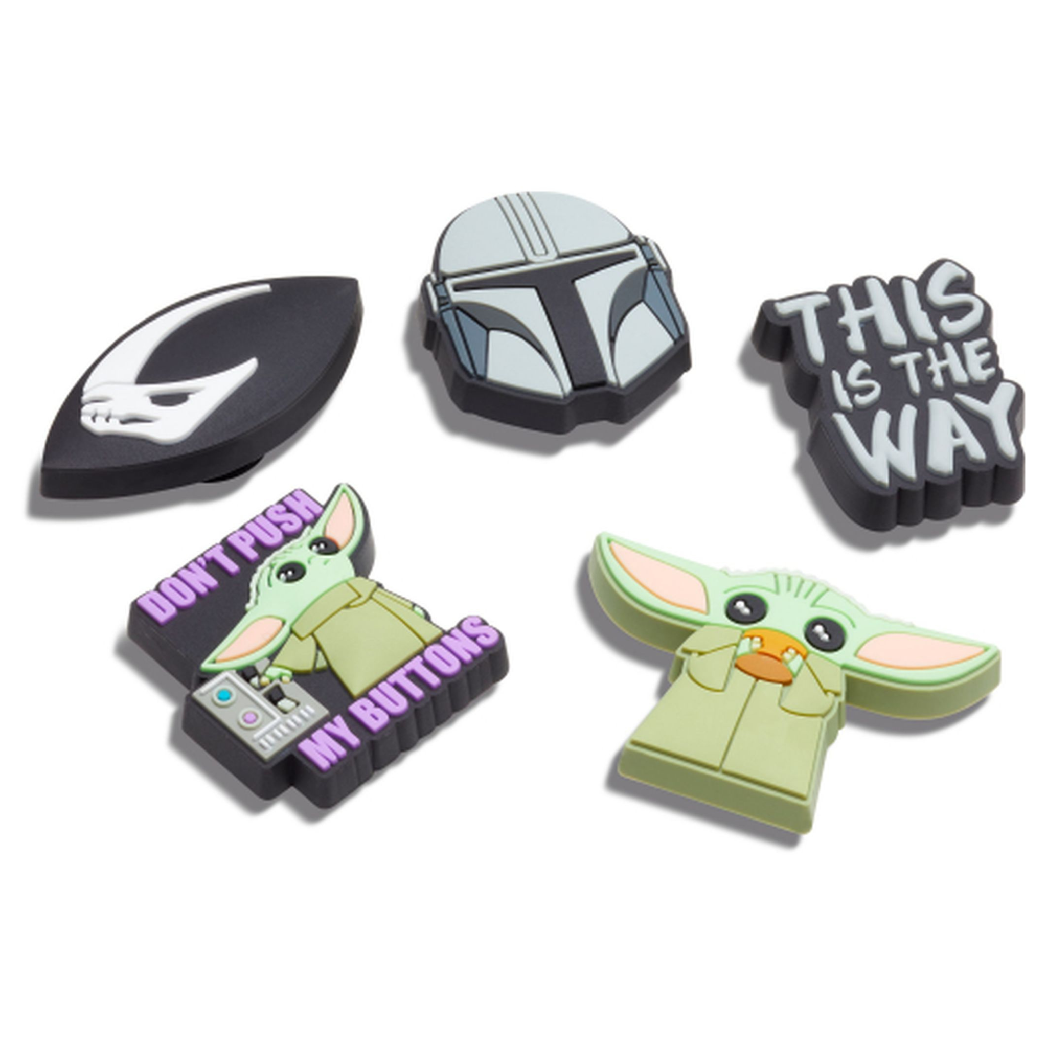 Crocs Disney The Mandalorian Jibbitz Shoe Charm 5 Pack