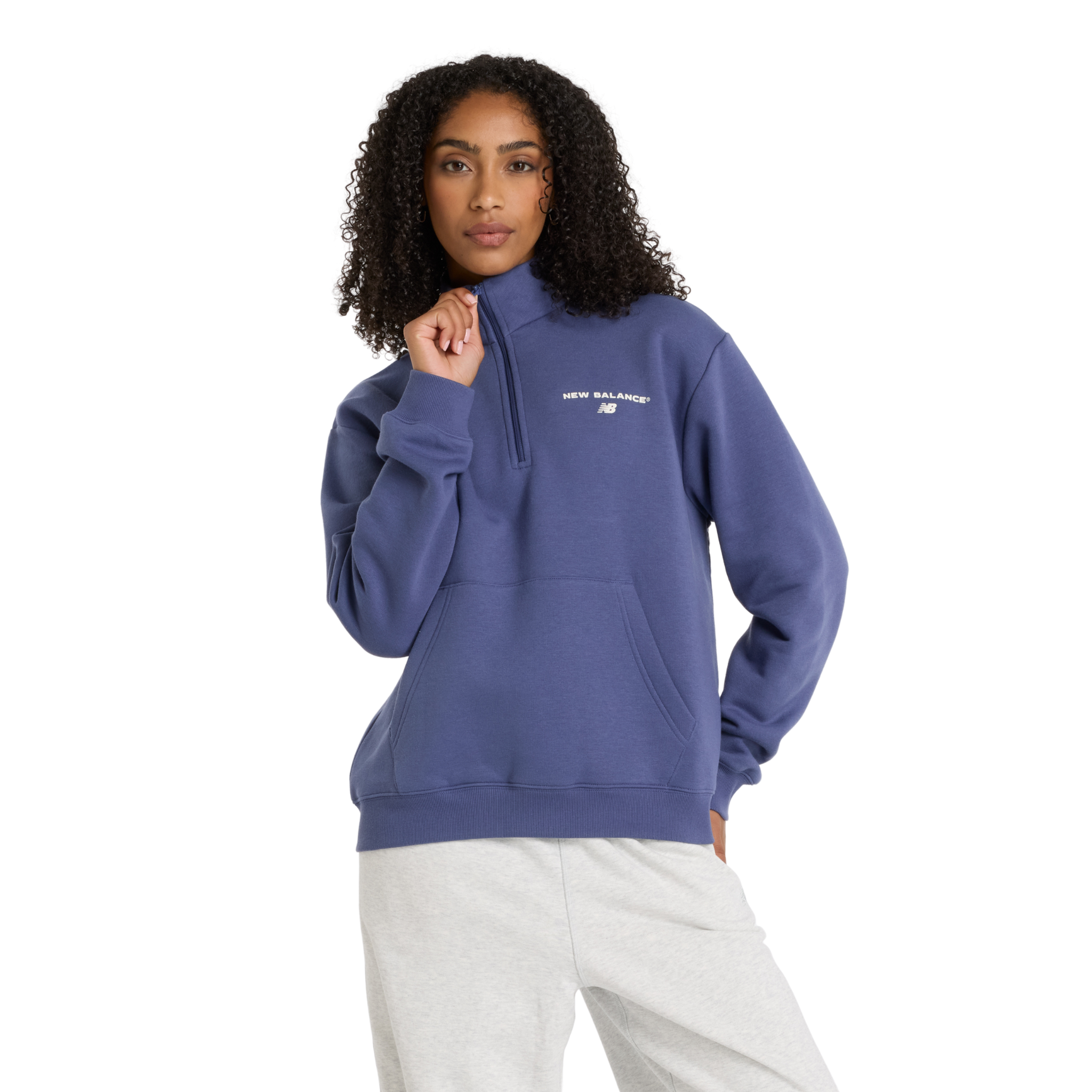 New Balance Reimagined Fleece Womens Half-Zip