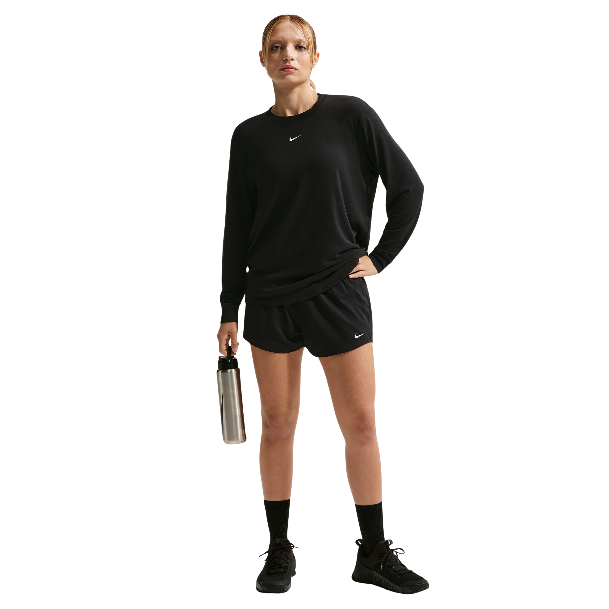 Nike One Dri-FIT Mid-Rise 3-Inch Womens Shorts