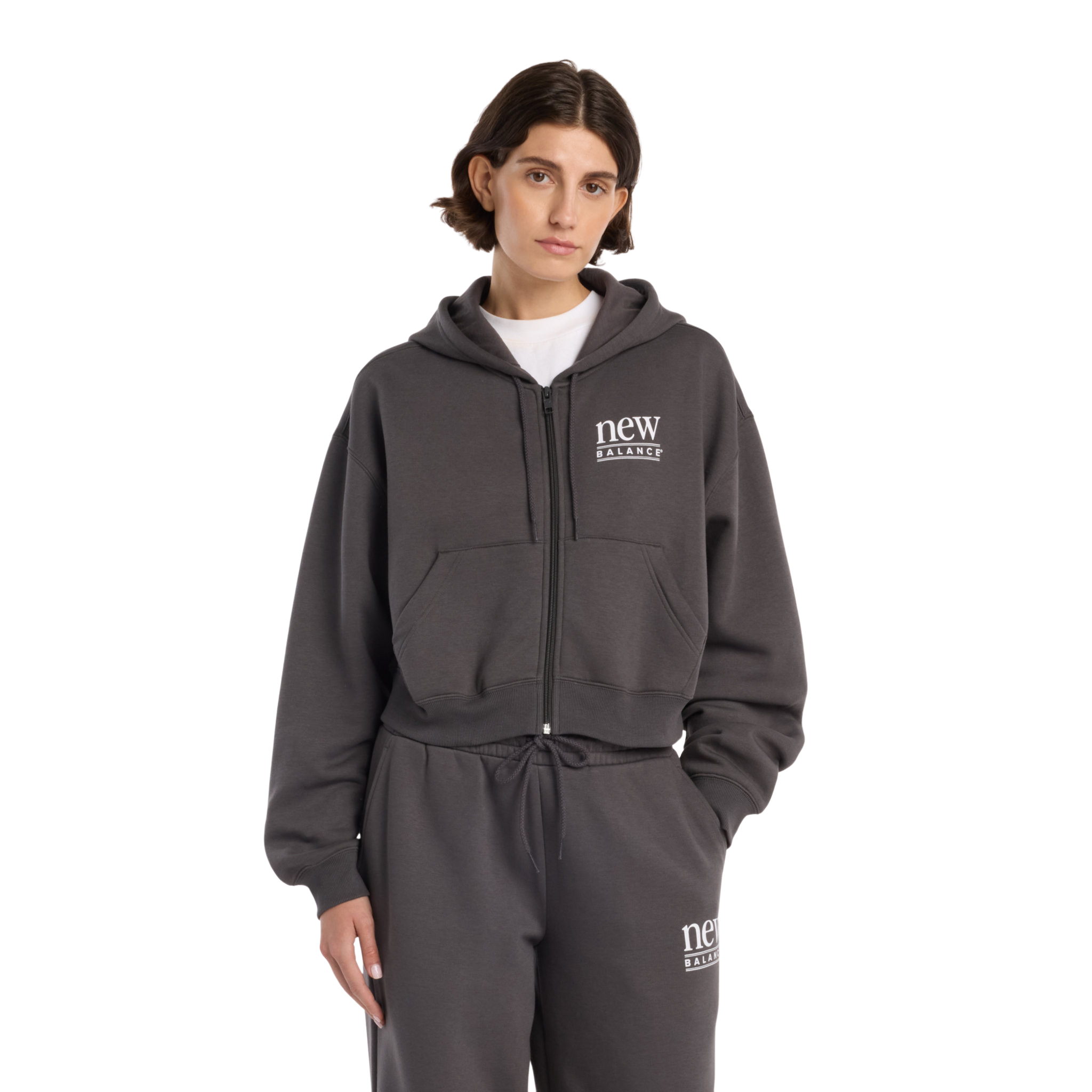New Balance Reimagined Fleece Womens Full Zip